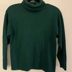 St John’s Green Turtleneck Sweater
